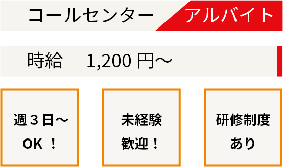 コールセンター×アルバイト募集